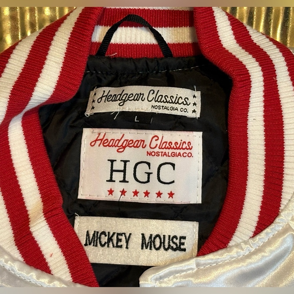 Nostalgia Mickey Mouse Jacket - Chicago Red and White - Never Worn - Picture 10 of 10